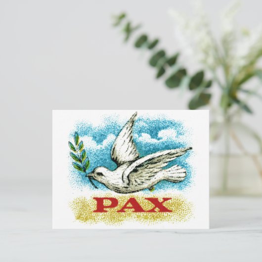  Vrede op aarde Briefkaart (Staand voorkant)