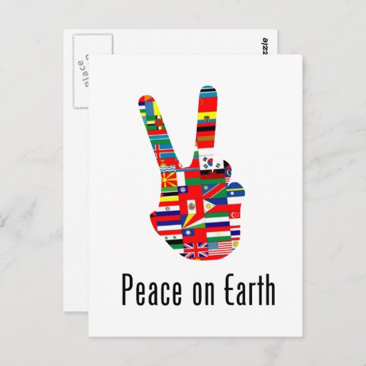Vrede op aarde briefkaart (Voorkant / Achterkant)