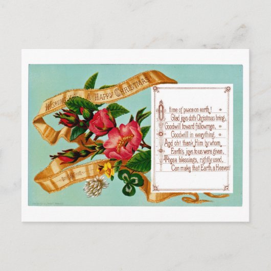 Vrede op aarde briefkaart (Voorkant)