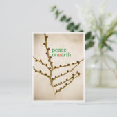 vrede op aarde briefkaart (Staand voorkant)