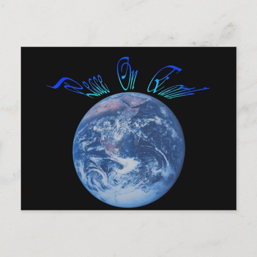 Vrede op aarde briefkaart (Voorkant)