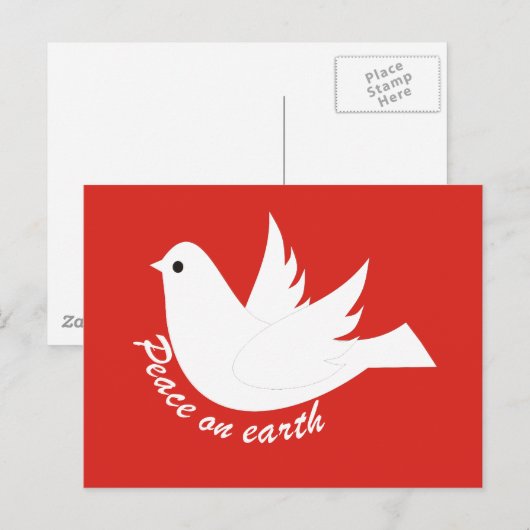 Vrede op aarde briefkaart (Voorkant / Achterkant)