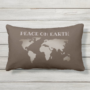 Vrede op aarde buiten Sierkussen Buitenkussen