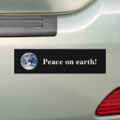 Vrede op aarde! bumpersticker (Op auto)