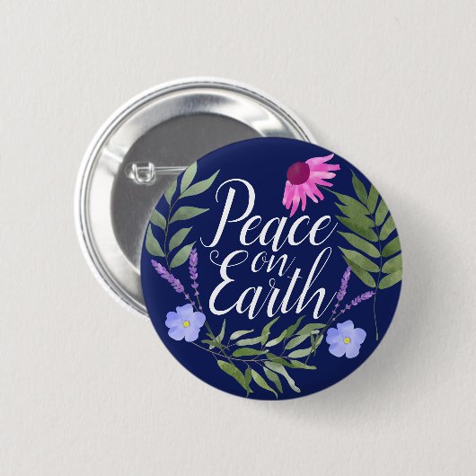 Vrede op Aarde Button (Voorkant /achterkant)