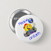 Vrede op Aarde Button (Voorkant /achterkant)