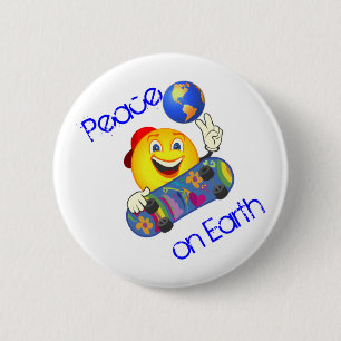 Vrede op Aarde Button