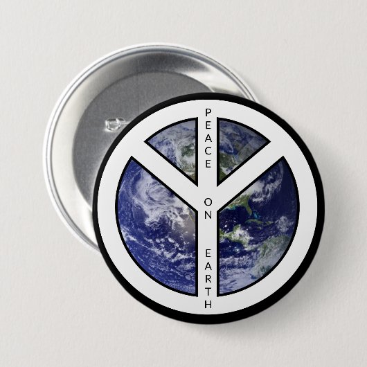 Vrede op Aarde Button (Voorkant /achterkant)