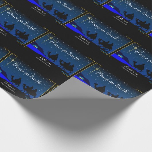 Vrede op aarde  cadeaupapier (Hoek)