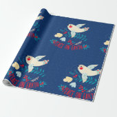 Vrede op aarde cadeaupapier (Uitgerold)