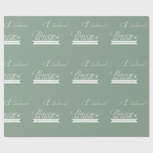 Vrede op aarde cadeaupapier (Vlak)