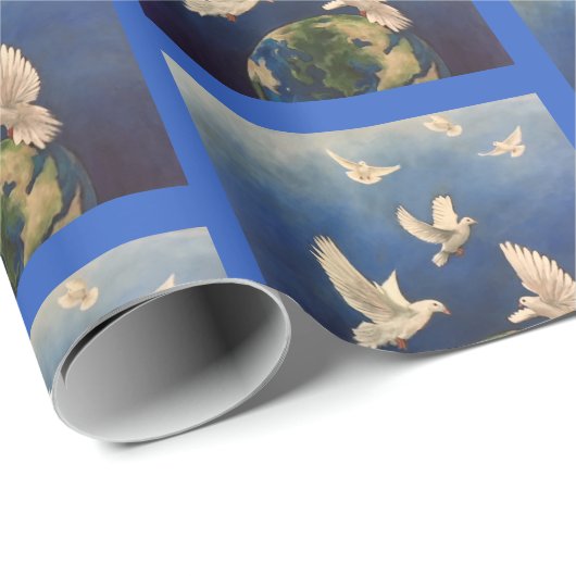 Vrede op aarde cadeaupapier (Rol Hoek)