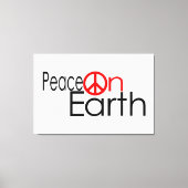 Vrede op aarde canvas afdruk (Voorkant)