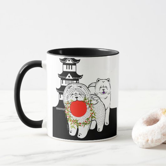 VREDE OP AARDE - Chow Mok Jaar van de Hond (Met donut)