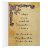 Vrede op aarde Christelijk Victoriaans kerstfeest (Binnen (Rechts))