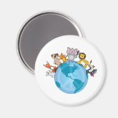 Vrede op Aarde Dieren Magneet (Voorkant / Achterkant)