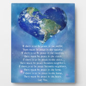 Vrede op aarde door Lao Tzu Fotoplaat (Voorkant)