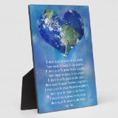 Vrede op aarde door Lao Tzu Fotoplaat (Zijkant)