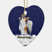Vrede op aarde Dott Angel Heart Ornament (Links)