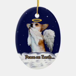Vrede op aarde Dott Angel Oval Ornament