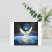 Vrede op Aarde Dove of Peace Briefkaart (Staand voorkant)