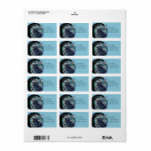 Vrede op Aarde draak en Unicorn Etiket (Full Sheet)