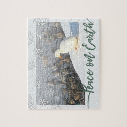 Vrede op Aarde Duck Legpuzzel (Verticaal)