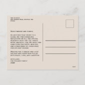 Vrede op Aarde Duif Kerst CUSTOM FOTO Feestdagenkaart (Achterkant)