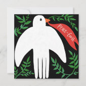 Vrede op Aarde Duif Kerstmis Vakantie (Voorkant)