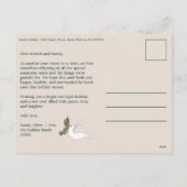 Vrede op Aarde Duiven Kerstmis CUSTOM FOTO Feestdagenkaart (Achterkant)