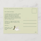 Vrede op Aarde Duiven Kerstmis CUSTOM FOTO Feestdagenkaart (Achterkant)