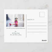 Vrede op Aarde Elegant botanische Greenerfoto Briefkaart (Achterkant)