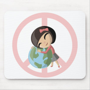 "Vrede op aarde" Emily Mousepad Muismat