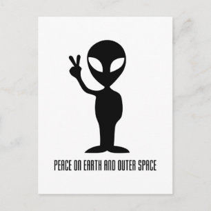 Vrede op Aarde en de Ruimte Briefkaart