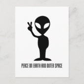 Vrede op Aarde en de Ruimte Briefkaart (Voorkant)