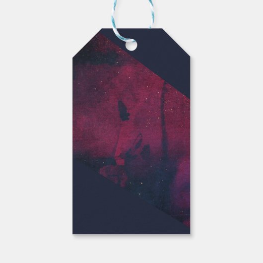 Vrede op aarde en goodwill naar Alle herders Cadeaulabel (Achterkant)