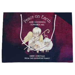 Vrede op aarde en goodwill naar Alle herders Groot Cadeauzakje