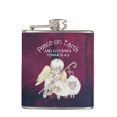 Vrede op aarde en goodwill naar Alle herders Heupfles (Voorkant)