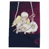 Vrede op aarde en goodwill naar Alle herders Medium Cadeauzakje (Achterkant)