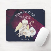 Vrede op aarde en goodwill naar Alle herders Muismat (Met muis)