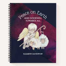 Vrede op aarde en goodwill naar Alle herders Notitieboek