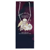 Vrede op aarde en goodwill naar Alle herders Wijn Cadeautas (Achterkant)