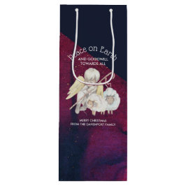 Vrede op aarde en goodwill naar Alle herders Wijn Cadeautas