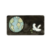 Vrede op aarde etiket (Voorkant)