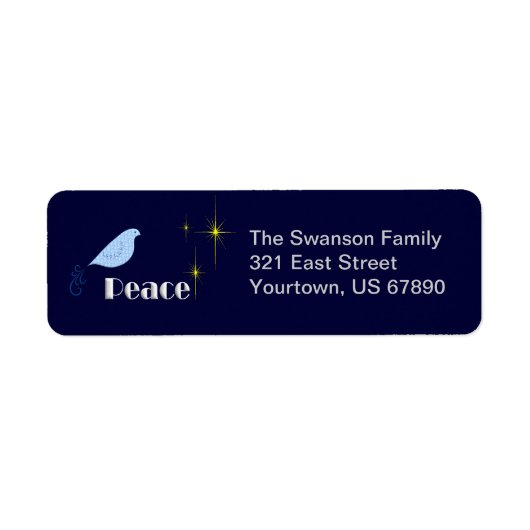 Vrede op aarde etiket (Voorkant)