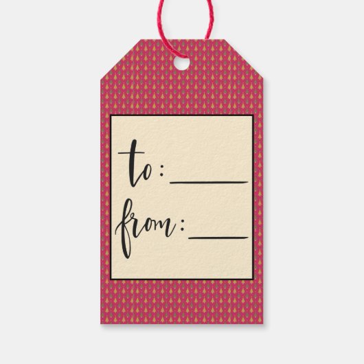 Vrede op Aarde feestdag kerstmis Cadeaulabel (Achterkant)