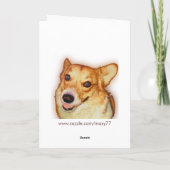 Vrede op aarde feestdagen kaart (Achterkant)