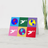 Vrede op aarde feestdagen kaart (Voorkant)