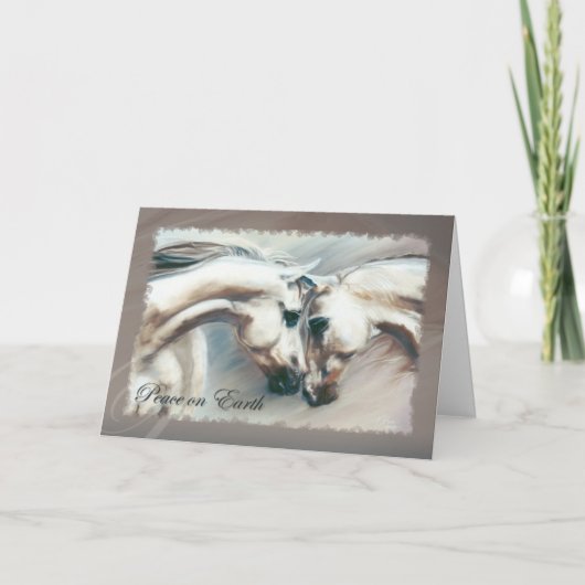 Vrede op aarde feestdagen kaart (Voorkant)