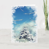 Vrede op aarde feestdagen kaart (Voorkant)